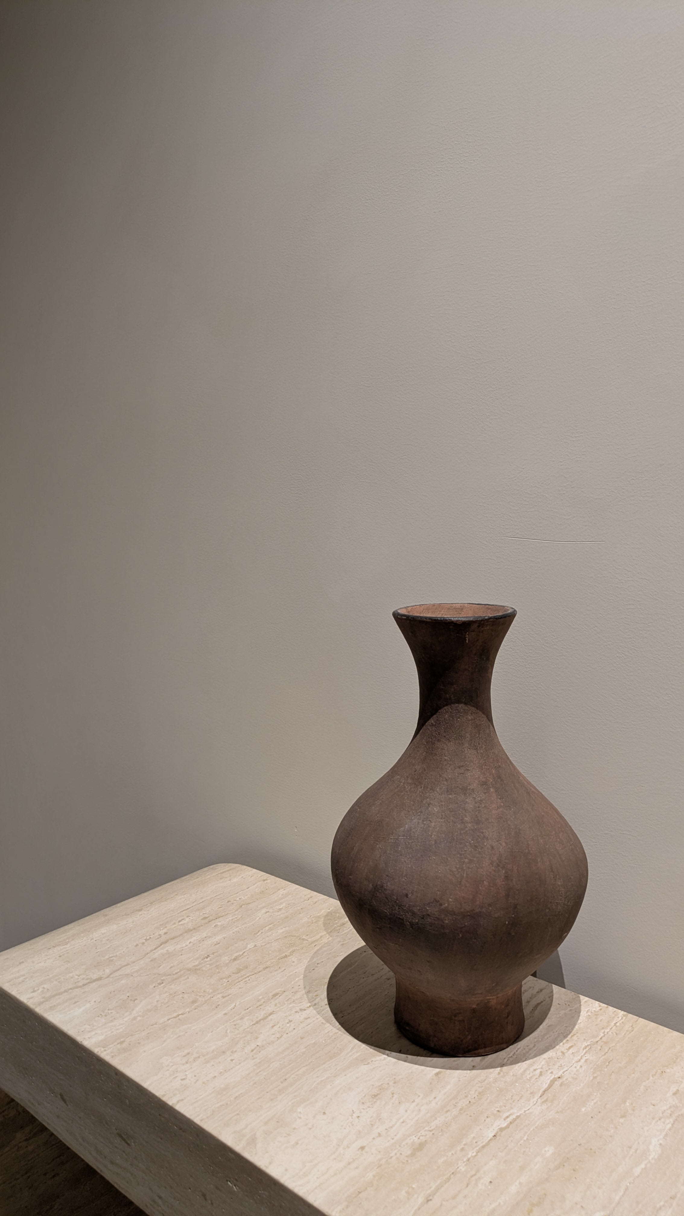 Limewash wall finish in a refined San Francisco Bay Area residential interior